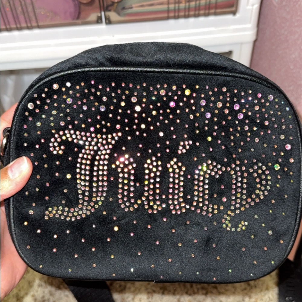 Juicy Couture Black Let it shine  Crossbody Bag